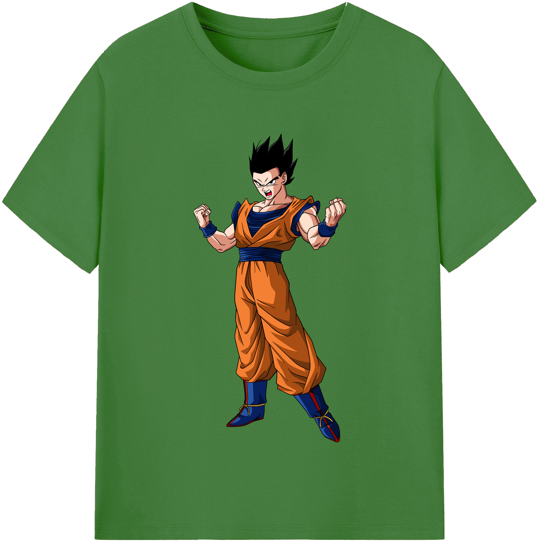 （画像用） ドラゴンボール 孫 悟飯（そんごはん）DRAGON BALL Son Gohan レディースカジュアルプリントTシャツ（綿100％）